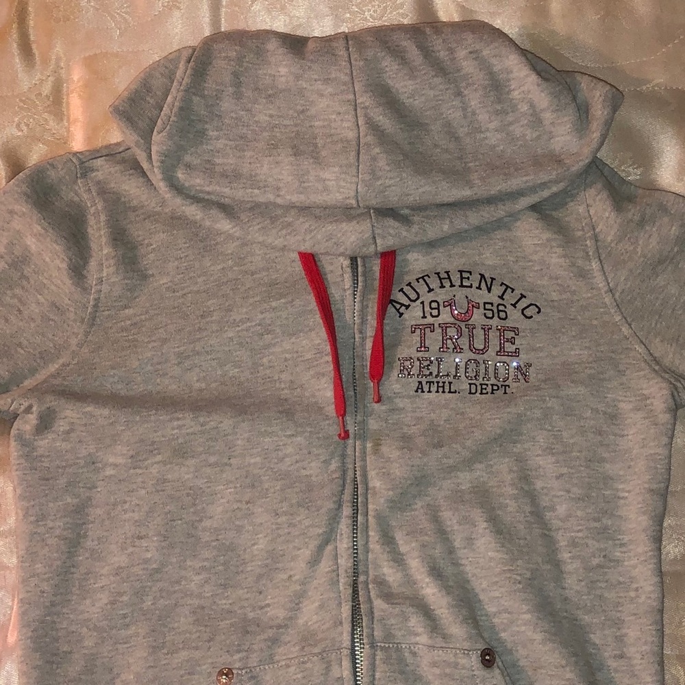 true religion hoodie worn once